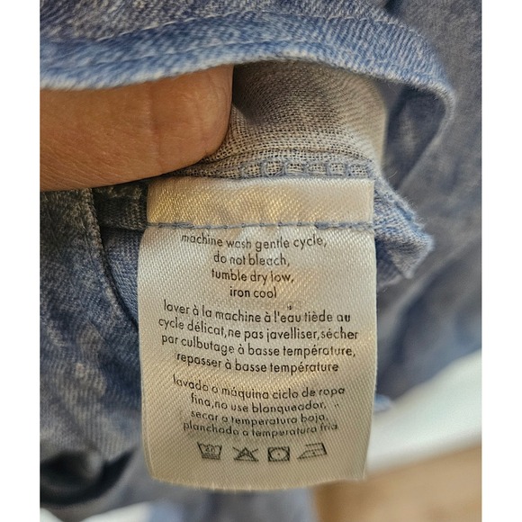 WeWoreWhat Denim Overalls Jumpsuit Light Wash Pockets‎ Casual Blue Small NEW - Picture 7 of 7